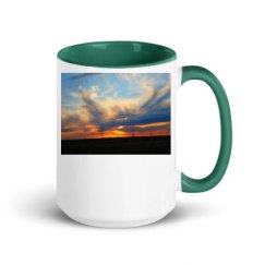 15oz Ceramic Mug with Color Inside