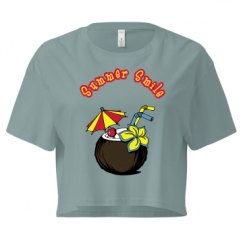 Ladies Festival Cali Crop Top Tee