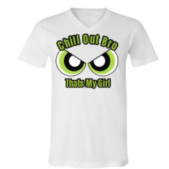 Unisex V-Neck Jersey Tee