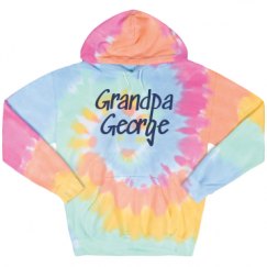 Unisex Tie-Dye Fleece Hoodie