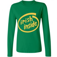 Ladies Relaxed Fit Basic Long Sleeve Tee