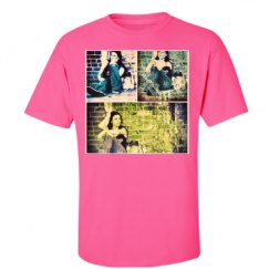 Unisex Ultra Cotton Safety Neon Crewneck Tee