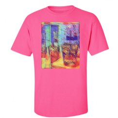 Unisex Ultra Cotton Safety Neon Crewneck Tee