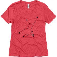 Ladies Relaxed Fit Super Soft Triblend V-Neck Tee