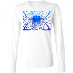 Ladies Relaxed Fit Basic Long Sleeve Tee