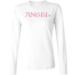 Ladies Relaxed Fit Basic Long Sleeve Tee