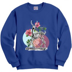 Unisex Film and Foil Crewneck Sweatshirt