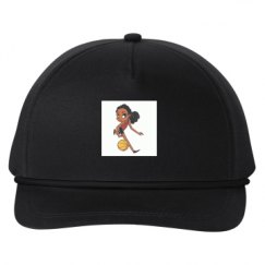 Snapback Five-Panel Rope Hat