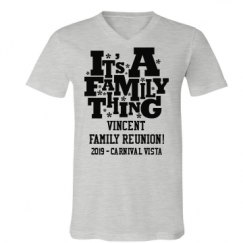 Unisex V-Neck Jersey Tee