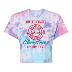 Women's Tie Dye Crop Top Tee