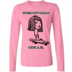 Ladies Relaxed Fit Basic Long Sleeve Tee