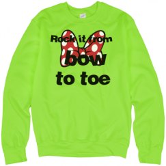 Unisex Neon Crewneck Sweatshirt