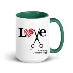 15oz Ceramic Mug with Color Inside