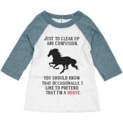 Toddler 3/4 Sleeve Raglan Tee