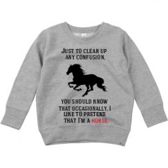 Toddler Crewneck Basic Promo Sweatshirt