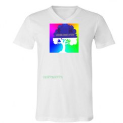 Unisex V-Neck Jersey Tee