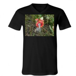 Unisex V-Neck Jersey Tee