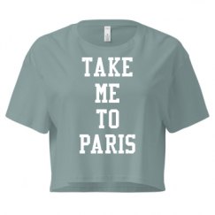 Ladies Festival Cali Crop Top Tee