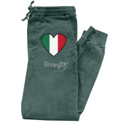 Pigment-Dyed Fleece Pants