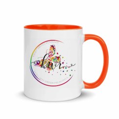 11oz Ceramic Mug with Color Inside