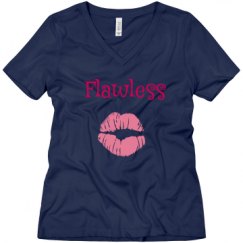 Ladies Relaxed Fit V-Neck Tee