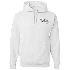 All white customized Hoodie 1.0