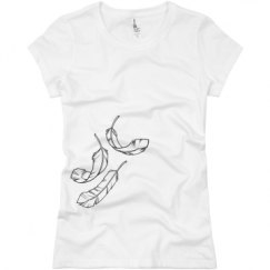 Ladies Slim Fit Basic Promo Jersey Tee