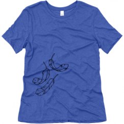 Ladies Relaxed Fit Super Soft Triblend Tee