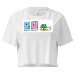 Ladies Festival Cali Crop Top Tee