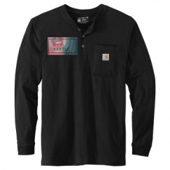 Unisex Carhartt Long Sleeve Henley Tee 