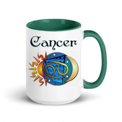15oz Ceramic Mug with Color Inside