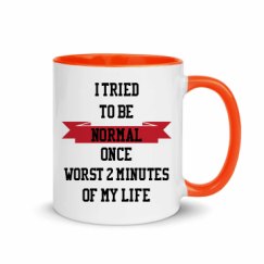 11oz Ceramic Mug with Color Inside