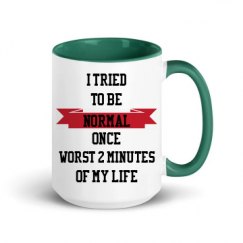 15oz Ceramic Mug with Color Inside