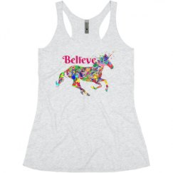 Ladies Slim Fit Super Soft Racerback Triblend Tank