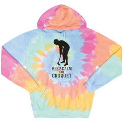 Unisex Tie-Dye Fleece Hoodie