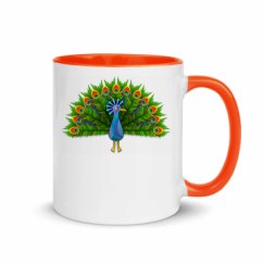 11oz Ceramic Mug with Color Inside