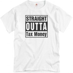 men's tax money tee