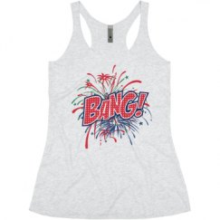 Ladies Slim Fit Super Soft Racerback Triblend Tank