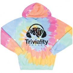 Unisex Tie-Dye Fleece Hoodie