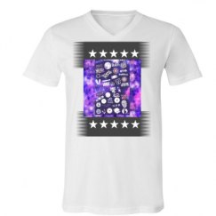 Unisex V-Neck Jersey Tee