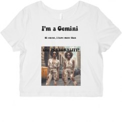 Ladies Slim Fit Crop Top Tee