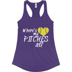 Softball Pitches Tank