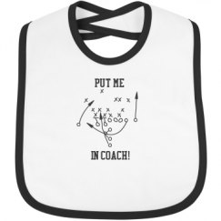 Infant Contrast Trim Bib