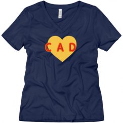 Ladies Relaxed Fit V-Neck Tee