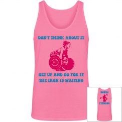 DONDIFITNESS LADIES RACERBACK TANK TOPS