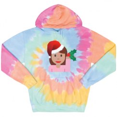 Unisex Tie-Dye Fleece Hoodie
