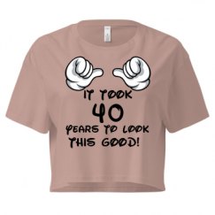 Ladies Festival Cali Crop Top Tee