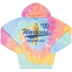 Unisex Tie-Dye Fleece Hoodie