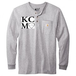 Unisex Carhartt Long Sleeve Henley Tee 