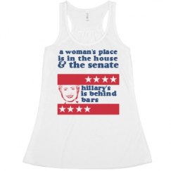 Ladies Flowy Racerback Tank